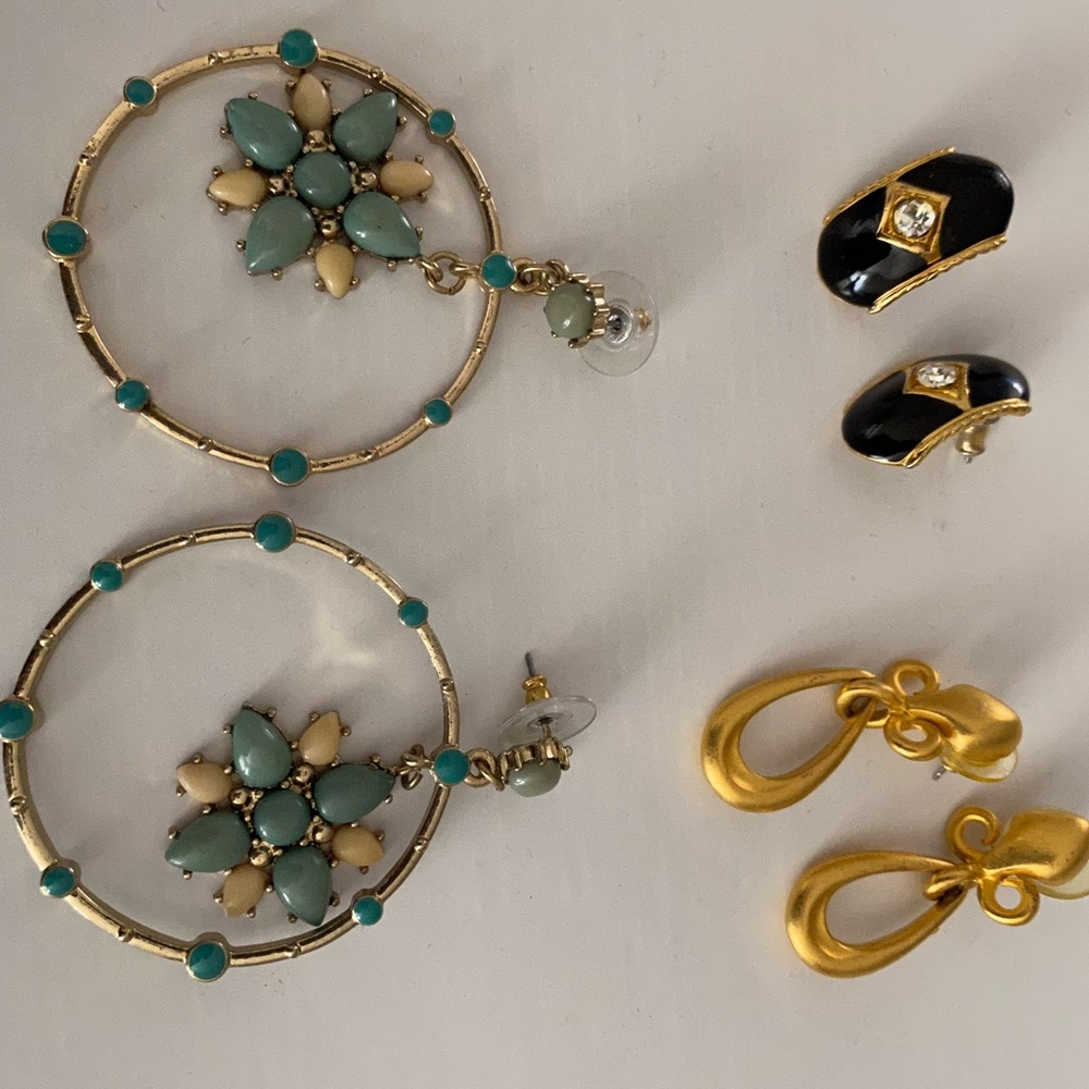 Earrings (3) pair